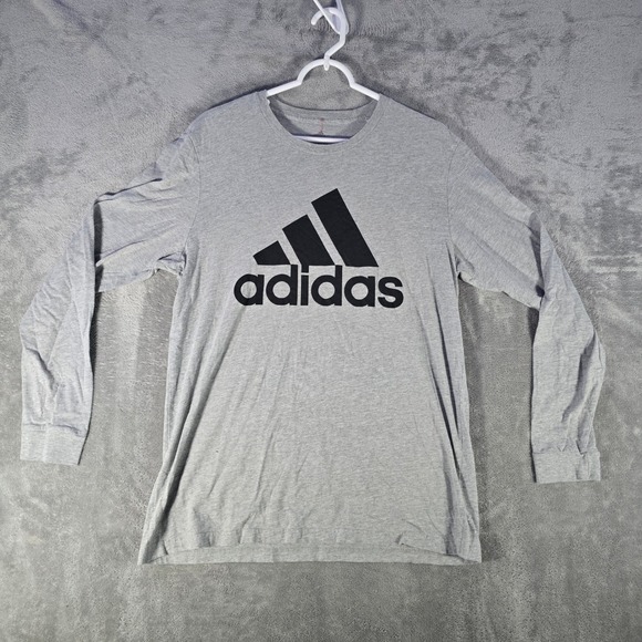 Adidas Amplifier Tee Long‎ Sleeve Athletic Training Shirt Mens Large - Picture 2 of 7